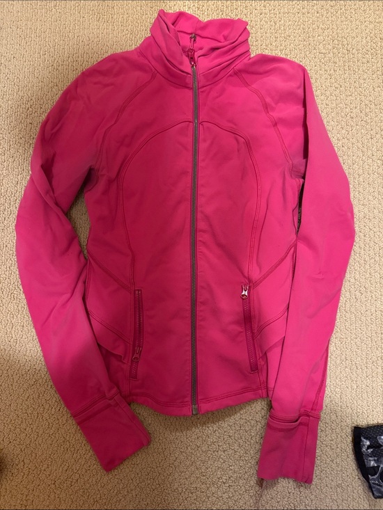 lululemon athletica Jackets & Blazers - lululemon athletica Hot Pink Full-Zip Utility Jacket